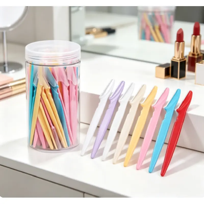 Eyebrow Trimmer - Fast Easy & Gentle on Skin - Versatile Hair Removal Tool for Sensitive Areas - Cost Effective Disposable Razor for Travel & Home Use  Salon Plastic Hair Styling Clips Colorful Hair Dye Partition Clips Alligator Hair Sectioning Clips ve
