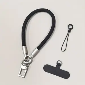 New Titanium Wrist Strap - Anti-Loss & Theft-Proof, Compatible with Earphones, Water Bottles, Keys, Cards for Outdoor Travel – Includes Phone Connector and  Hook