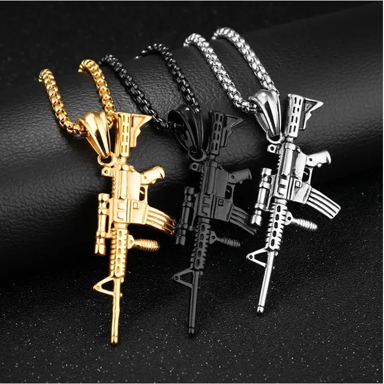 1/3Pcs Bold Street Style Pendant Necklace, Geometric Stainless Steel Edgy Jewelry for Adults, 24-Inch Tarnish-Resistant Fashion Chains, Premium, Gift For Friends & Family