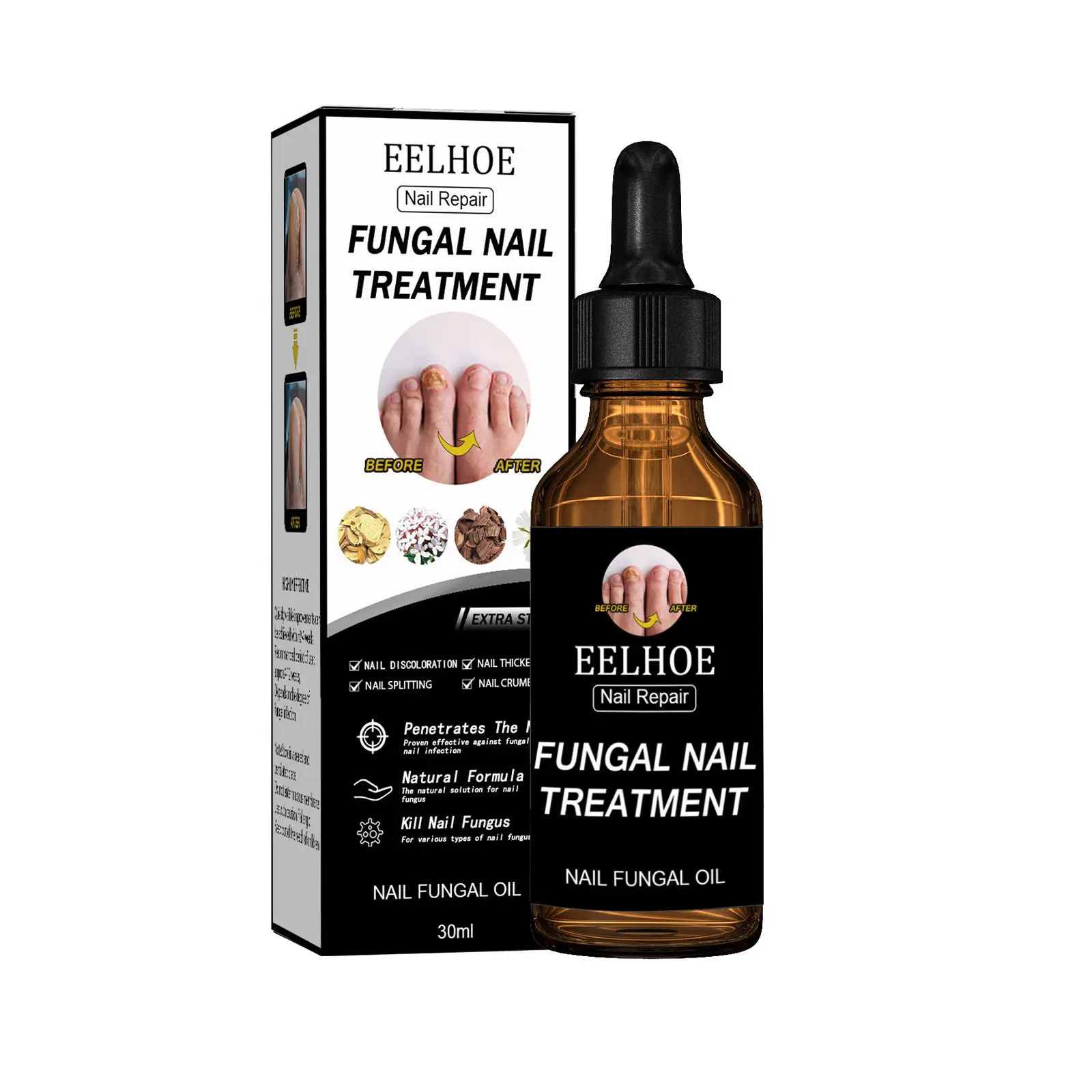 EELHOE Daily Nail Care Liquid| Hydrating Glossy Treatment for Fingernails & Toenails