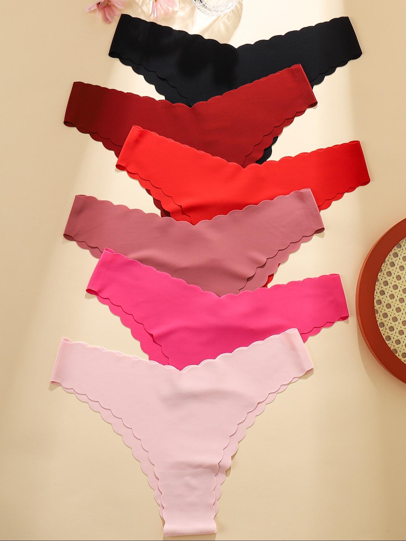 Women's Solid Color Briefs, Soft Comfy Breathable Knicker for Daily Wear, Women's Underwear for All Seasons, Fashion Breathable Underwear