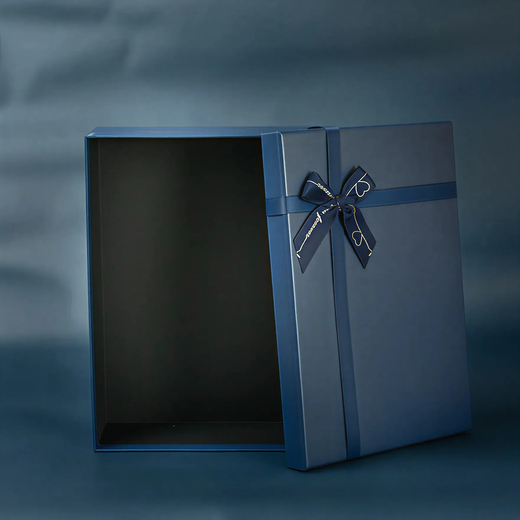 Simple Solid Color Bow Ribbon Box, Business Gift Box, Easy Storage, Company Benefits Birthday Anniversary Festival Party Gift Box, Gift Boxes With Lids For Presents, 3 Sizes Available
