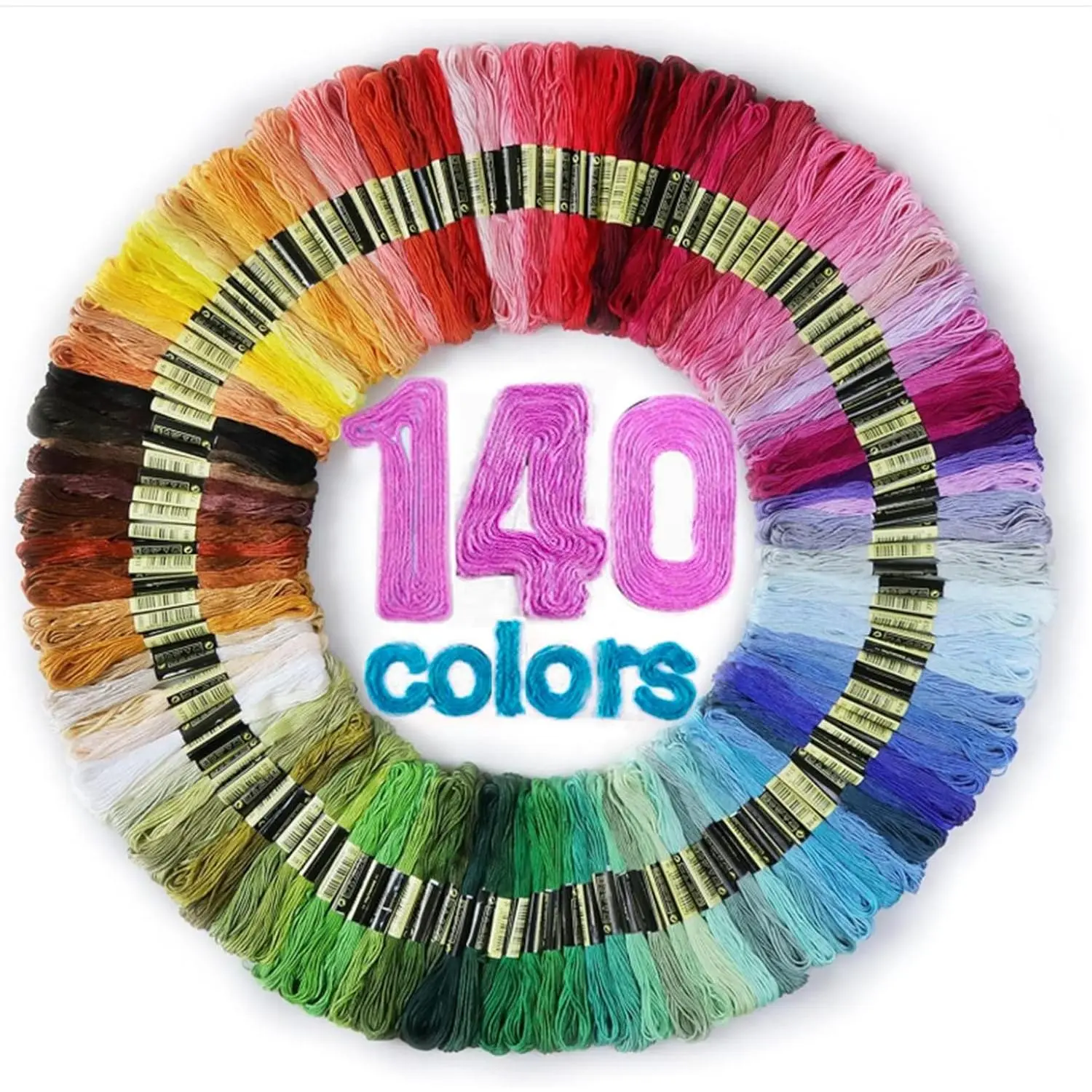 Embroidery Thread 60 count Friendship Bracelet String Floss Kit Yarn