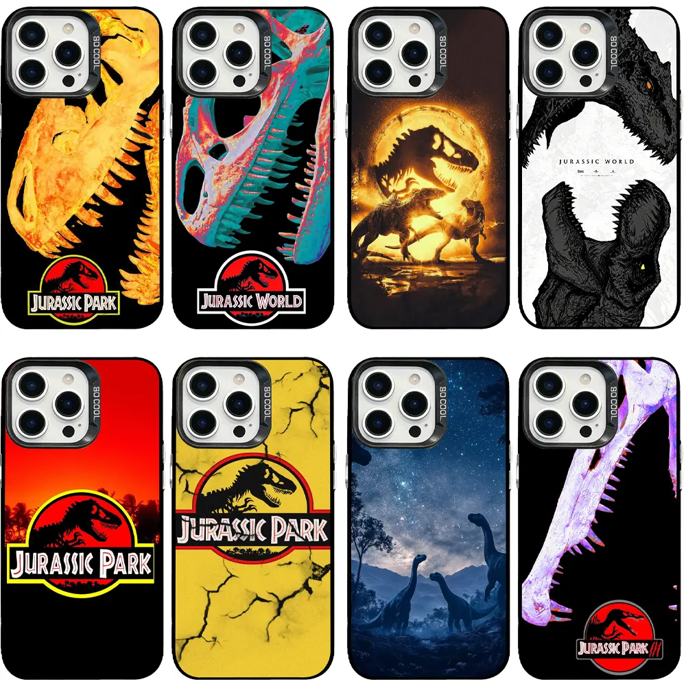 Jurassic Park T-Rex Dinosaur Phone Case - Shockproof Soft Protective Cover with Camera Protection for iPhone 11-17, Samsung S23-S26 Ultra Durable Mobile Accessories