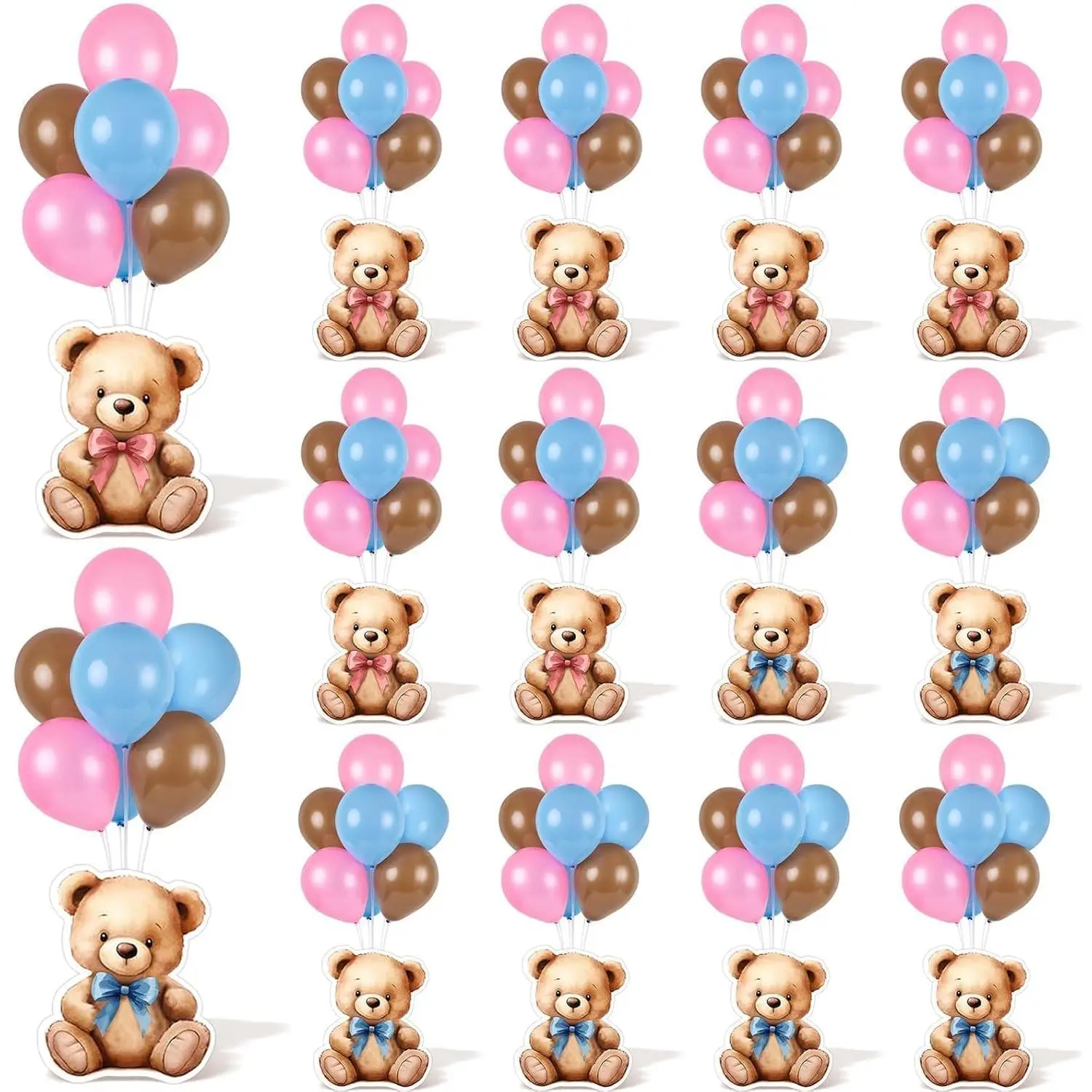 Pink Blue Bear