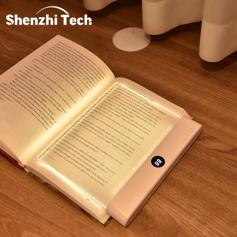 SHENZHI TECH Portable LED Reading Light, USB Rechargeable Dimmable Eye Protective Book Light, Suitable for Students, Adjustable Leds