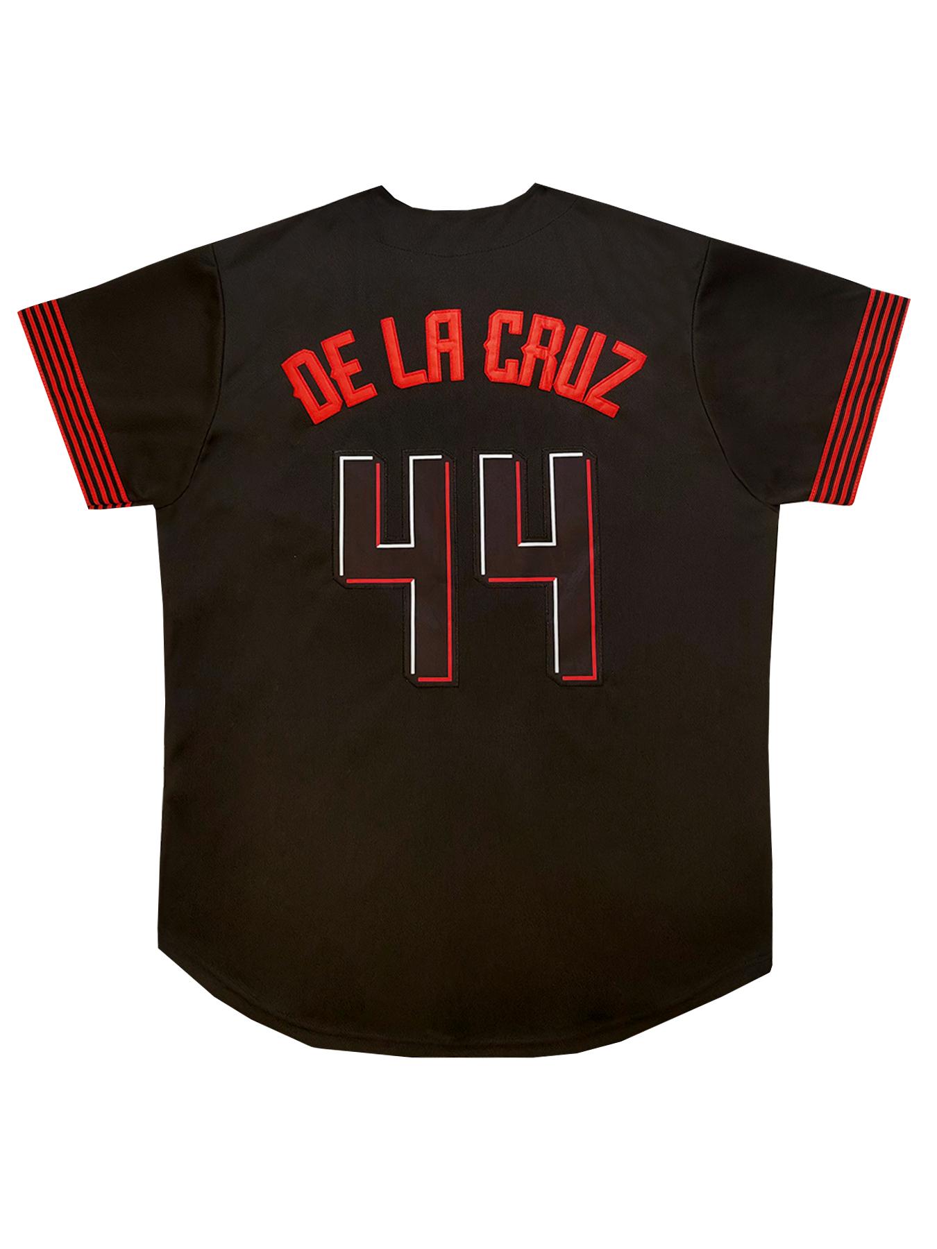 Men's Letter & Number Embroidery V Neck Baseball Jersey, Loose Sporty Baseball Top, Men's Sport & Outdoor Clothing for All Seasons, Embroidered Baseball Jersey