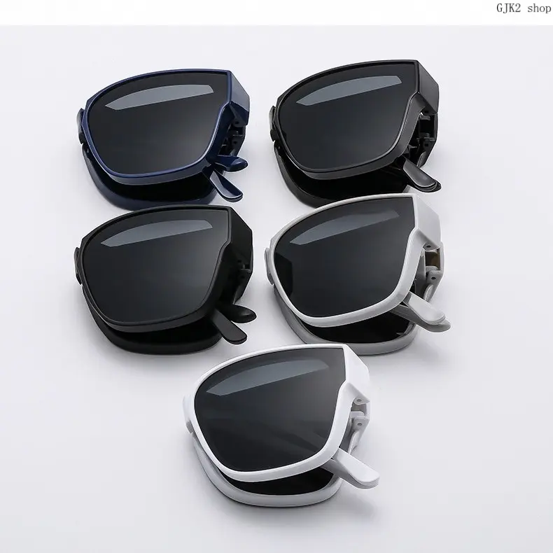 5 Colors Foldable Over Glasses Sunglasses UV Block Portable Driving Glasses