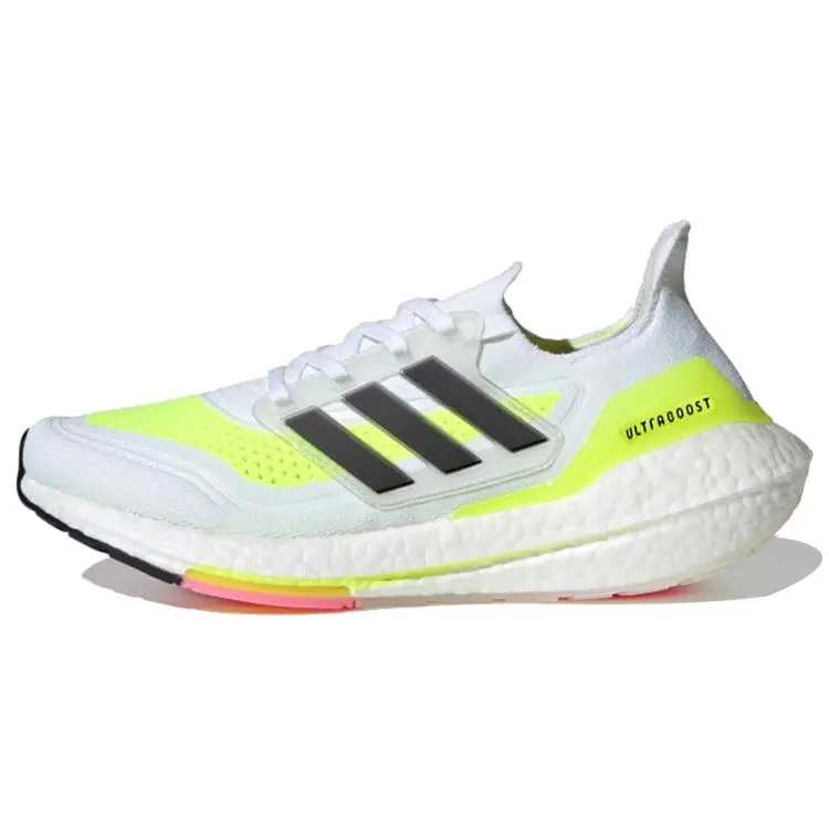 adidas Wmns UltraBoost 21 'White Solar Yellow' FY0401