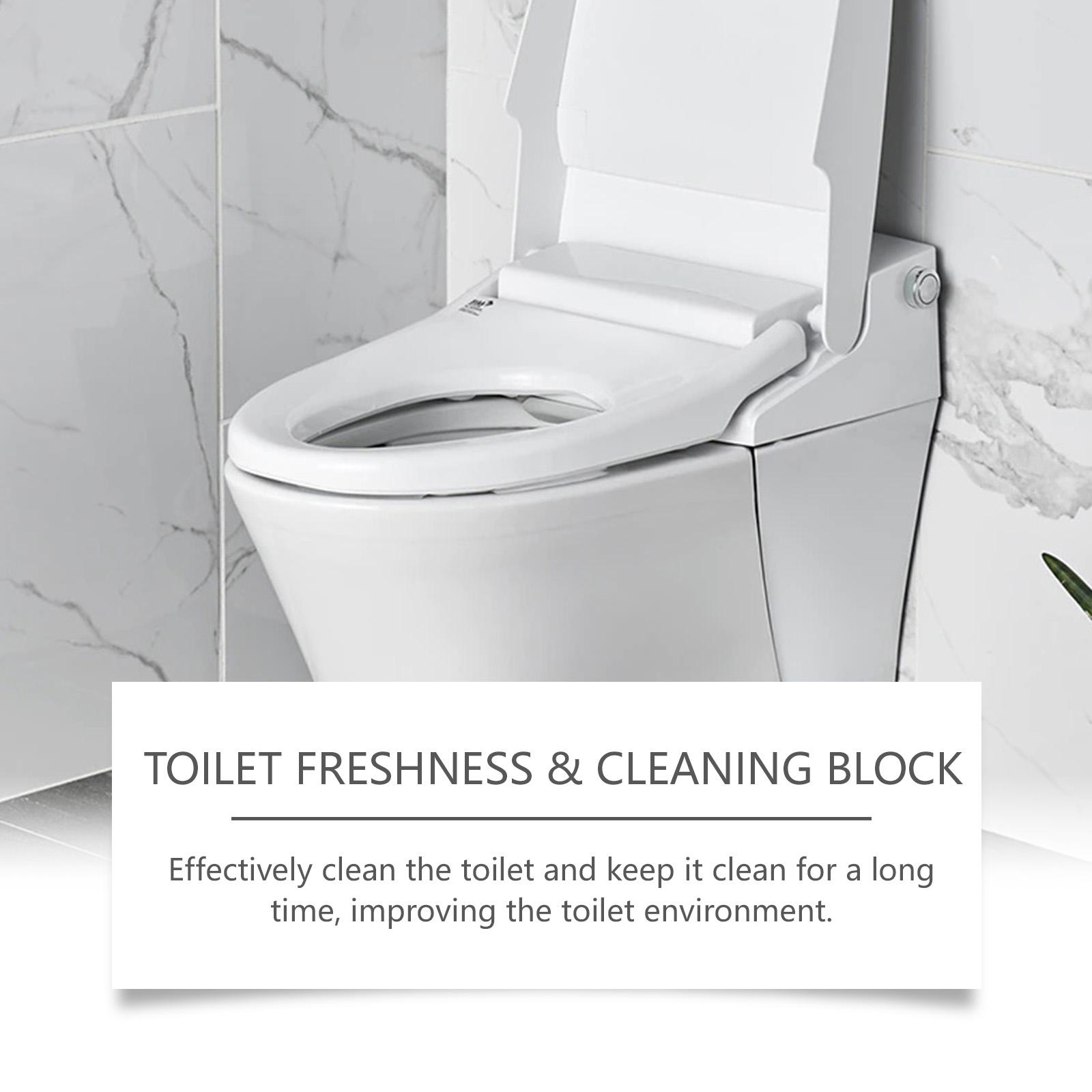 Jakehoe Toilet Fresh Cleaning Block, Toilet Toilet Clean Fragrance Deodorization Automatic Release Easy To Use