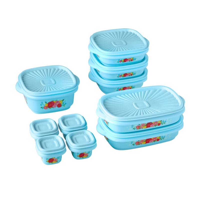 20-Piece Food Storage Container Set with Lids – BPA-Free Plastic, Airtight, Microwave & Dishwasher Safe, Ideal for Meal Prep, Leftovers, and Freezer Storage