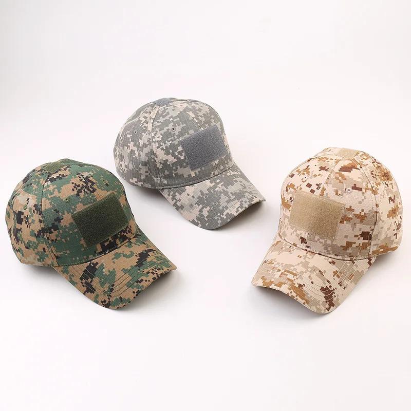 1pc Baseball Caps Camouflage Tactical Outdoor Soldier Combat Paintball Adjustable Hat Summer Snapback Sun Hats For Men Women
