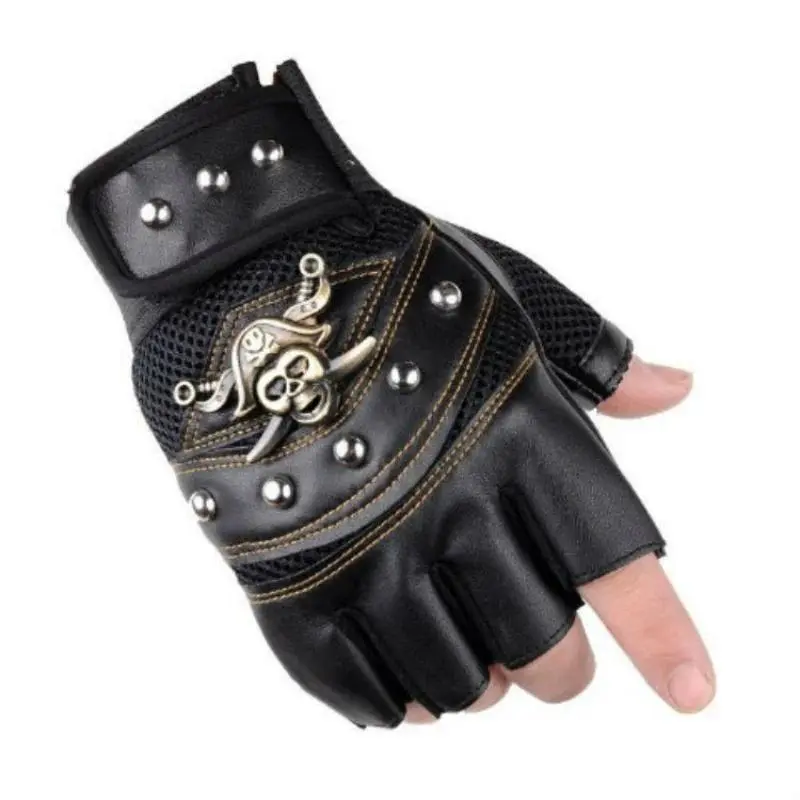 Half finger gloves for men and women riding fitness sports leaking finger tactics special forces mountaineering outdoor mesh fab