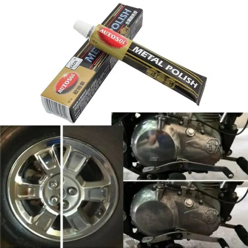 Mirror Finish Stainless Steel Metal Polish Paste, Metal Polishing Wax, Knife Hardware Polish, Rust Remover Grind Paste