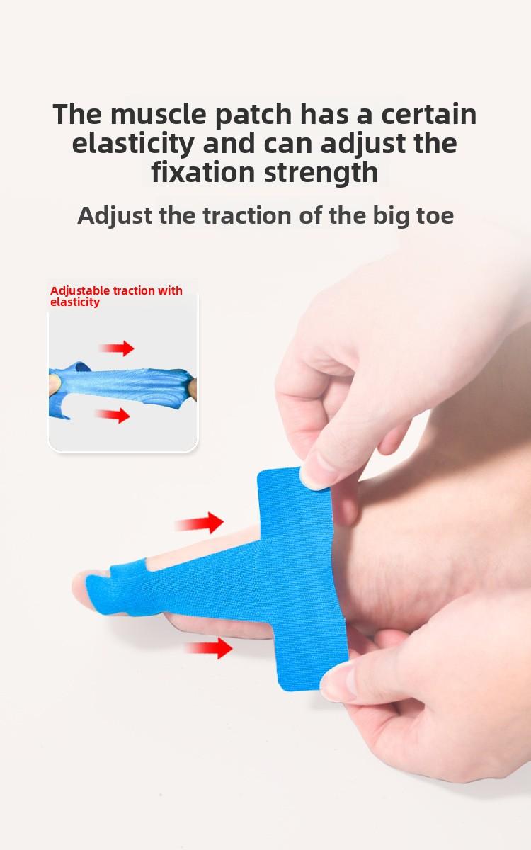 Muscle tape for thumb valgus, wrist support, knee and ankle support, Achilles tendon support, elbow support, shoulder support, sports kinesiology tape