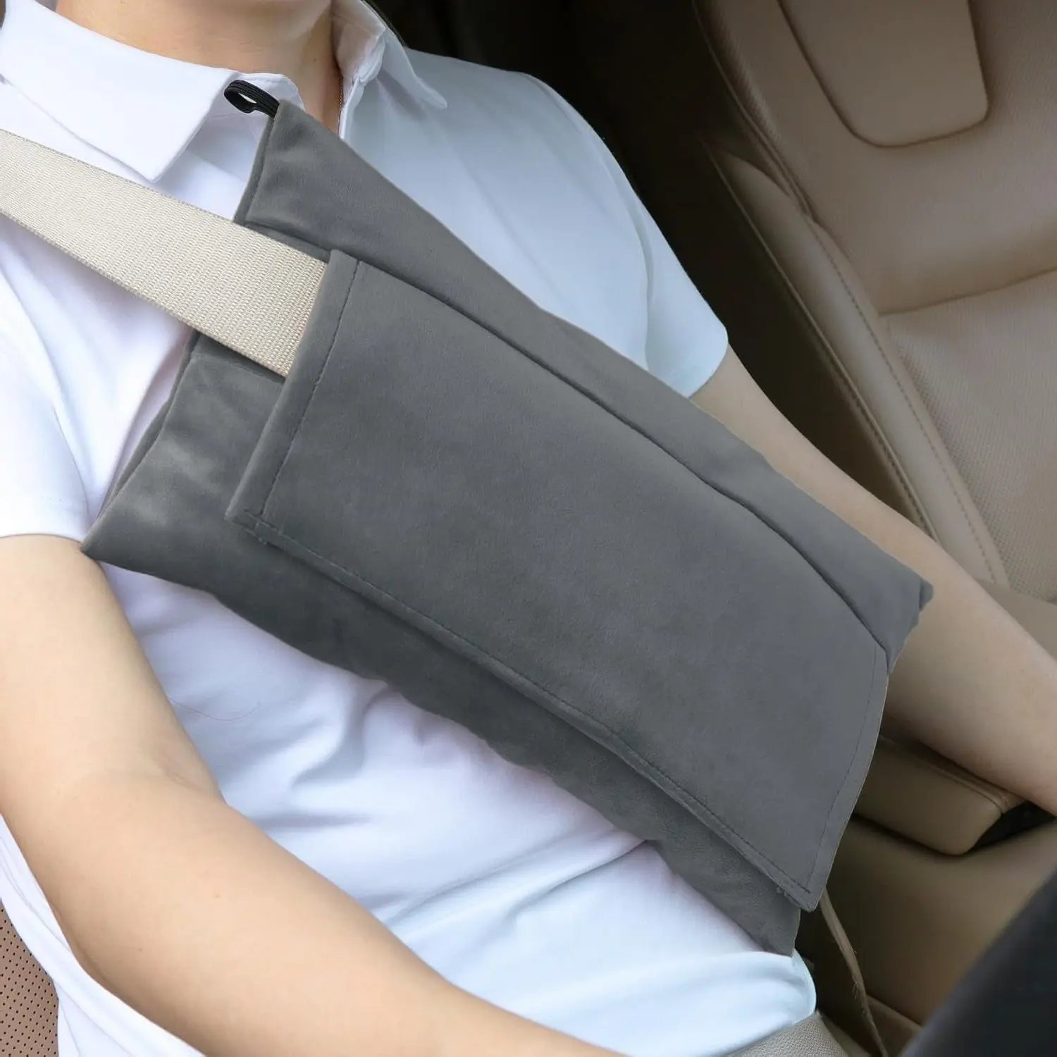 Post-Surgery Seatbelt Pillow for Comfort During Pregnancy, Mastectomy & Hysterectomy RecoveryGift