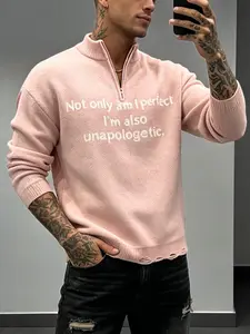 Men's Casual Knit Top, Comfortable and Stylish Pullover, Perfect for Daily Wear, Soft and Breathable Material, Ideal for All Seasons