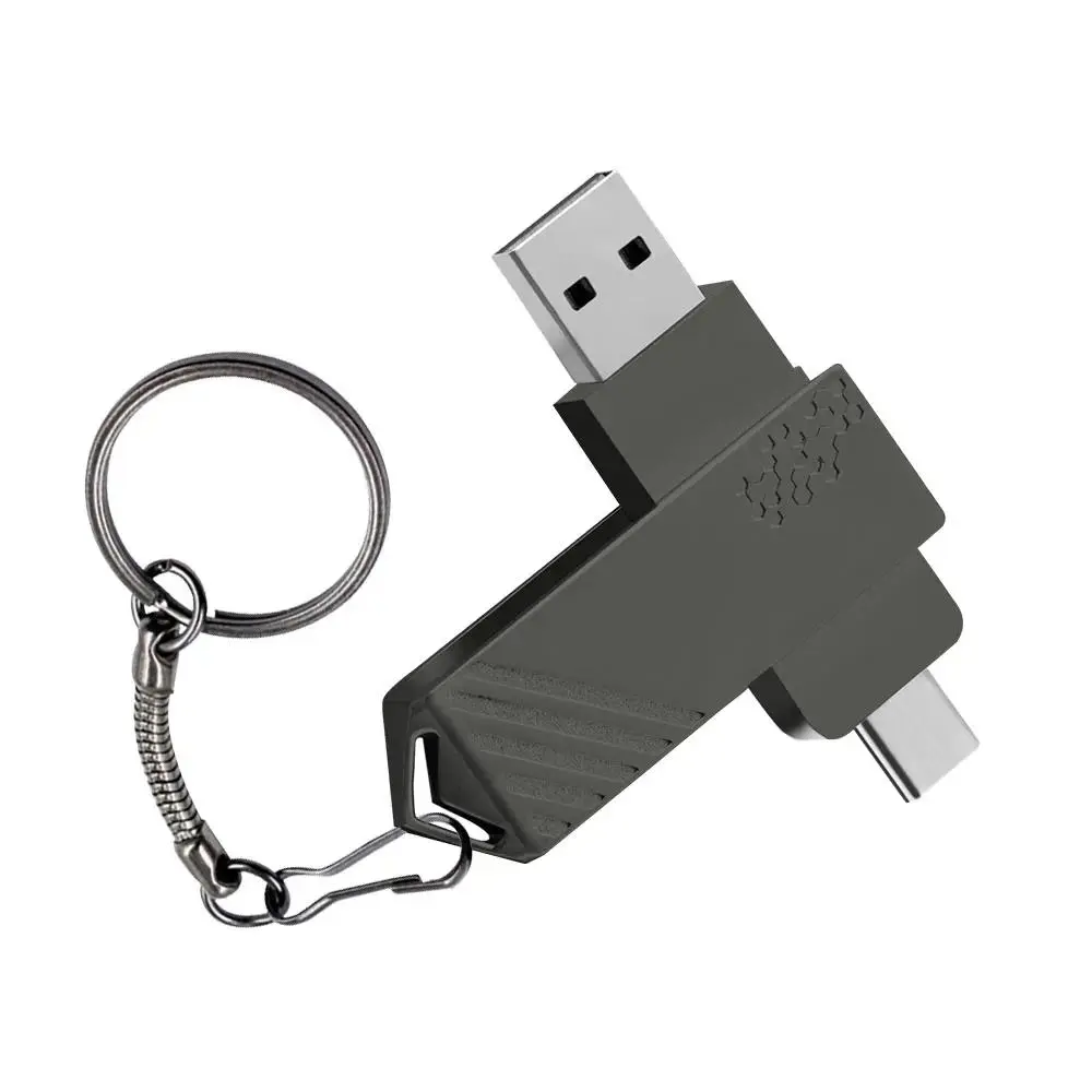 High Speed Solid State USB Drive 4TB Mobile Phone Hard Drive Type-C Dual Interface Mobile Computer Large Capacity USB Drive