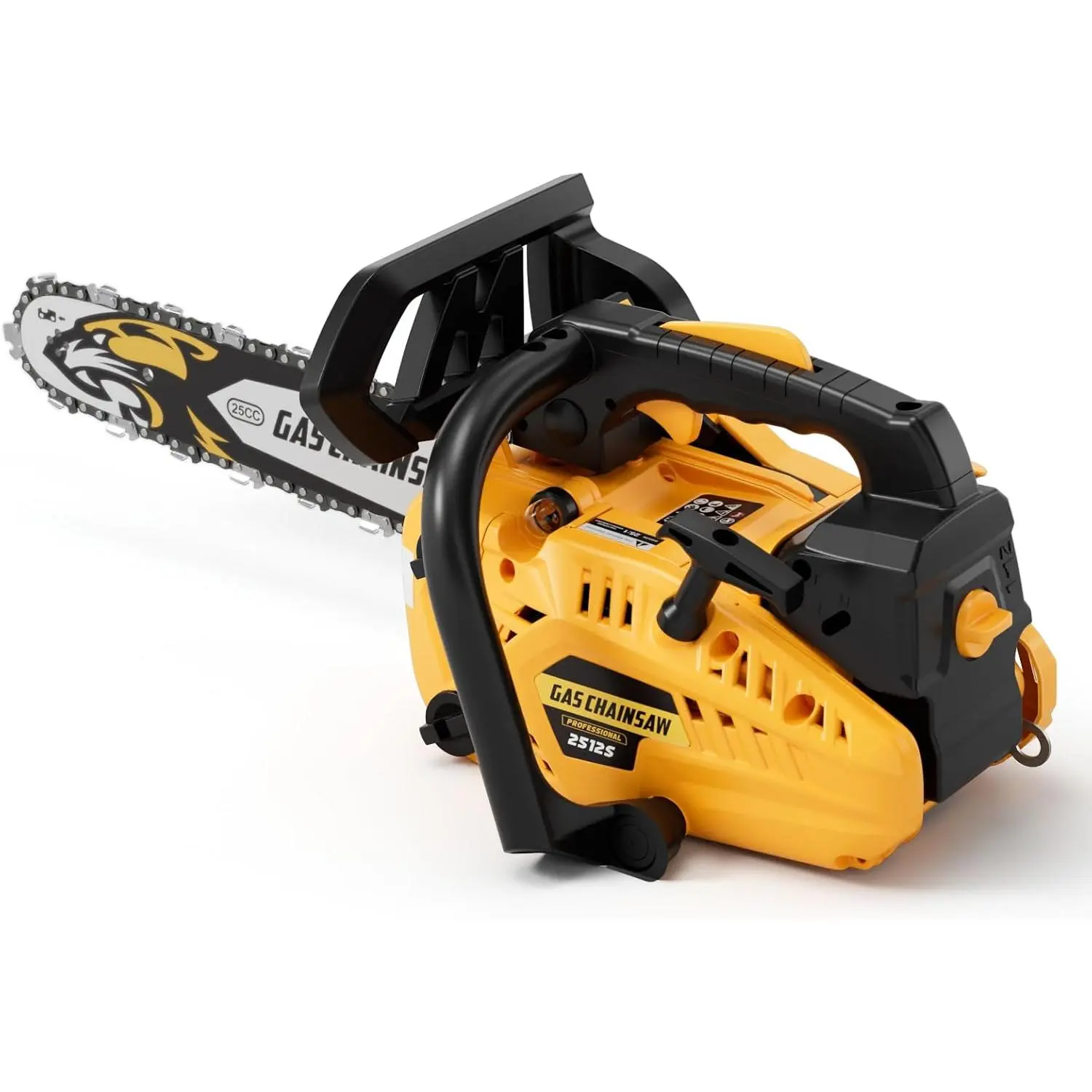 25CC Gas  2-Stroke Gasoline Top Handle Chainsaws 12-Inch Handheld Cordless Chain  with Kit for  Forest  Garden Trimming Tools