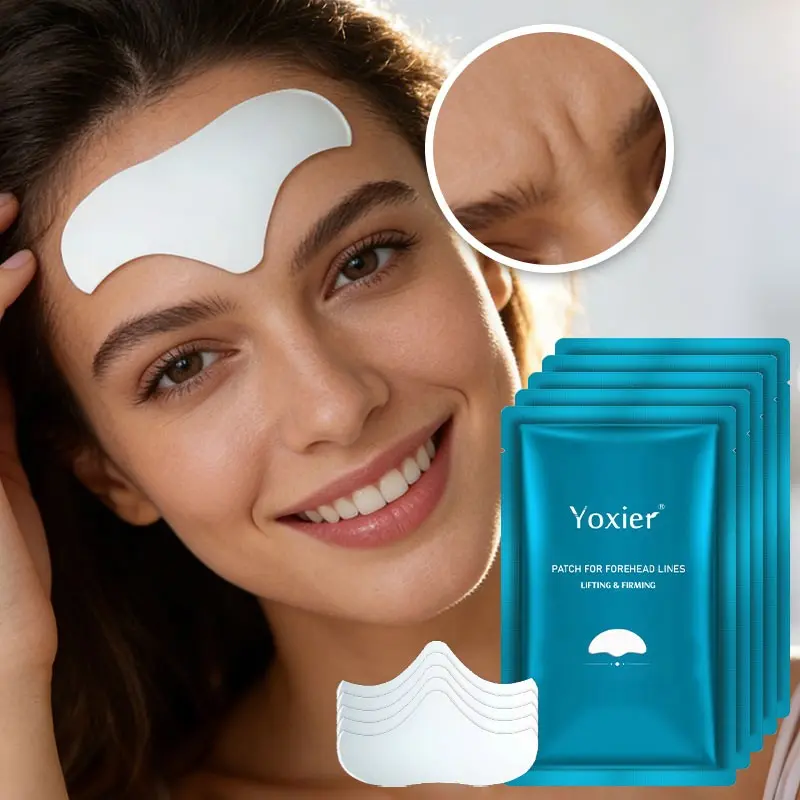 5pcs, Forehead Patch Hydrating Forehead Skin Care Sticker Soften Forehead Fine Lines Smooth Uneven Skin Texture Long Lasting Moisturizing Facial Patch For Daily Skin Care Men Women Universal