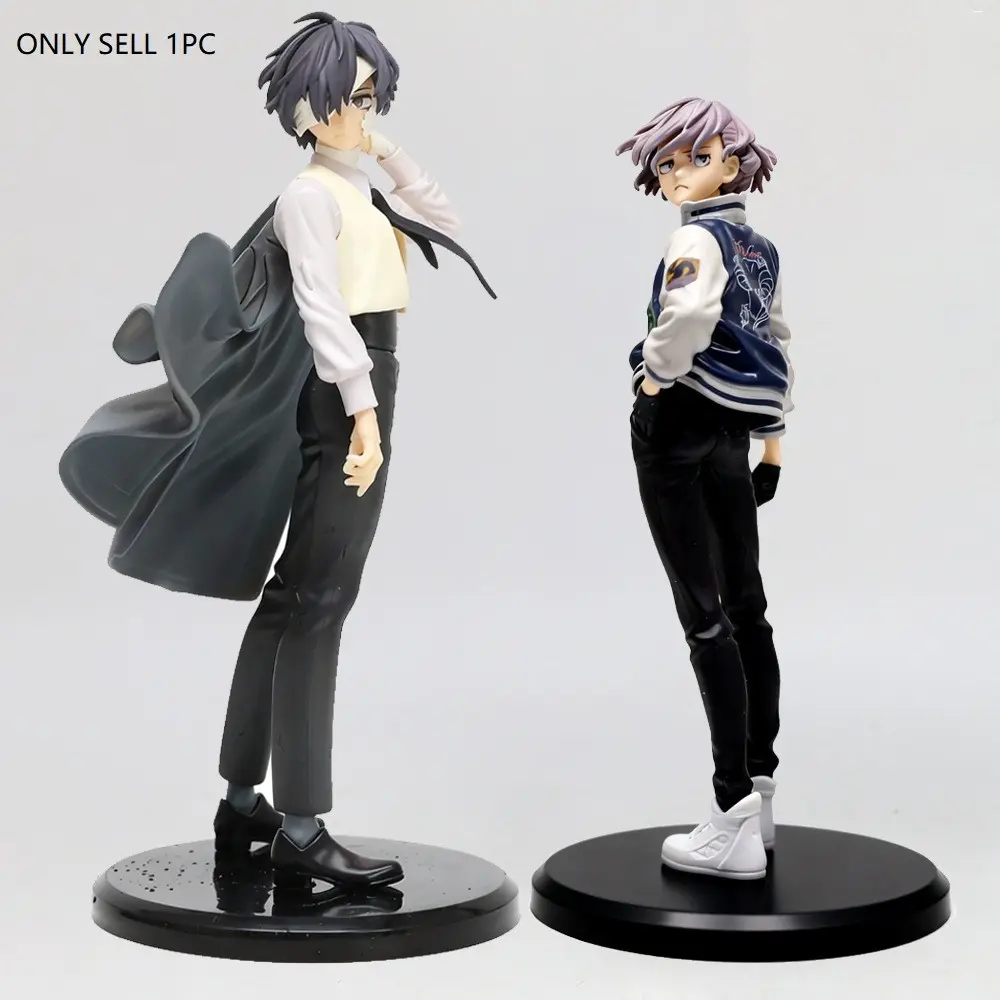 Bungo Stray Dogs Season 3 Figure, 15-Year-Old Dazai Osamu Model, Nakahara Chuuya Standing Desk Ornament, Collectible Handmade Statue