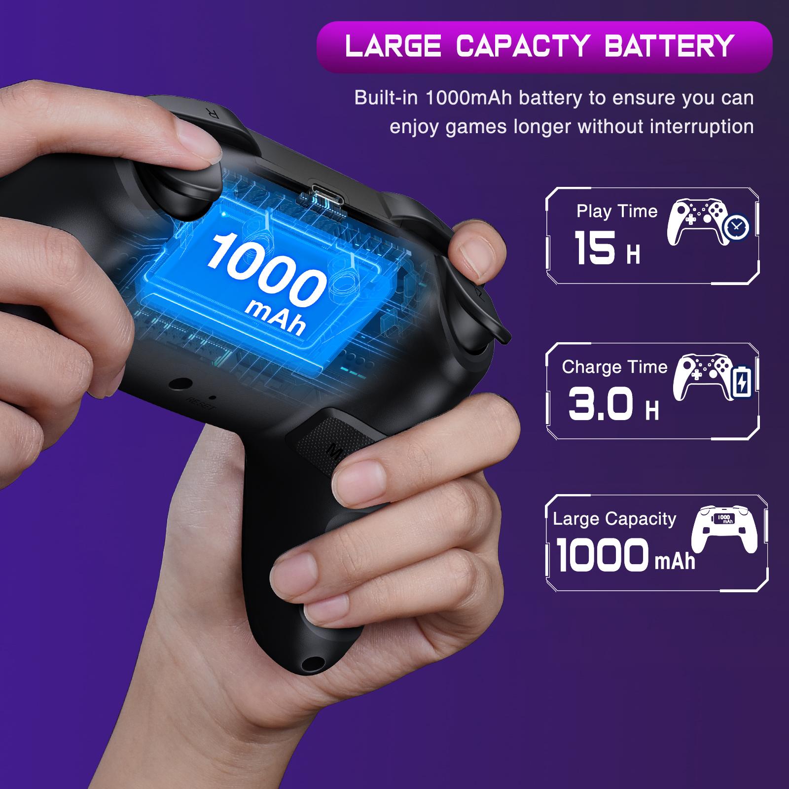 Switch 2 Controller for Switch 2/Switch/Lite/OLED/Android/iOS/PC, Wireless Pro Controller Work with Programmable,Vibration,TURBO & Wakeup Switch 2 Controller for Switch 2/Switch/Lite/OLED/Android/iOS/PC, Wireless Pro Controller Work with Programmable,Vibration,TURBO & Wakeup