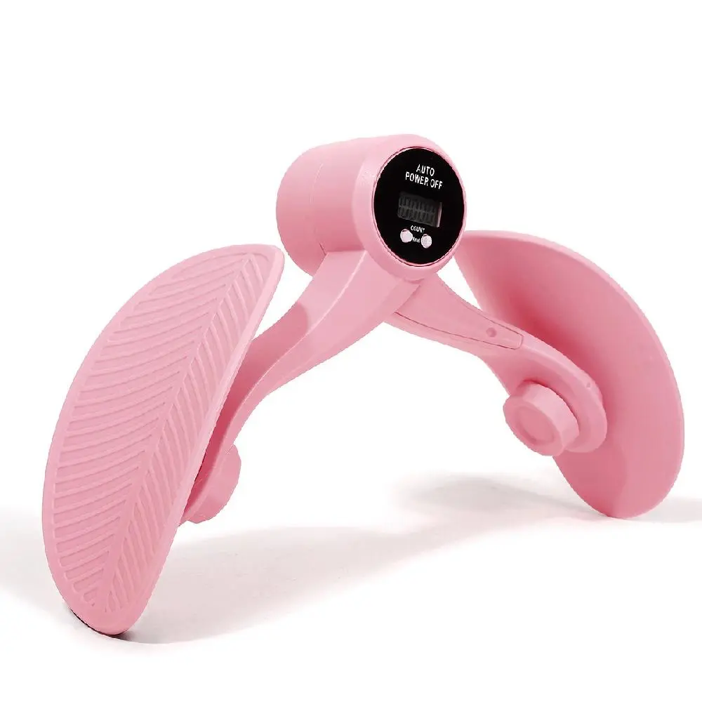 Portable Sit-On Leg Strength Training Machine - PP & TPE Construction, Built-in Digital Display, Rotating Design, Ideal for Pelvic Health, Thigh/Hip Sculpting, Blush Pink Healthcare Equipment