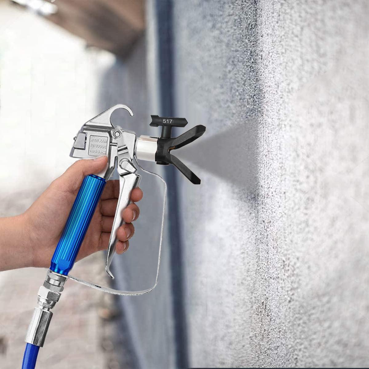 Airless Paint Sprayer Kit, Professional Paint Spraying Tool Set with 32.8 ft High-Pressure Hose, 5 Reversible Nozzles, 2 Tip Guards and 2 Spray Head Extensions, Handheld Heavy-Duty Power Airbrush Tool #TOP PICKS