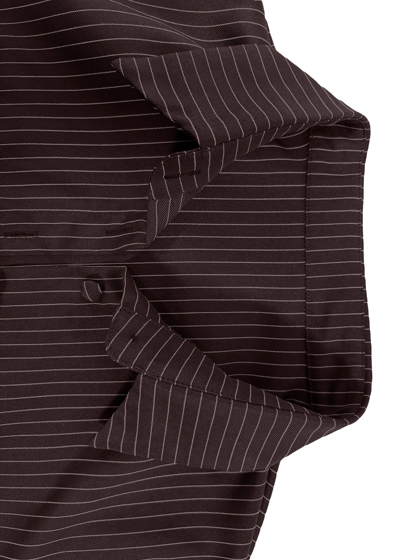 Women's All-Over Striped Print Button Front Blouse, Casual Long Sleeve Top for Spring & Fall, Ladies Clothes for Daily Wear, Casual Fashion Shirt