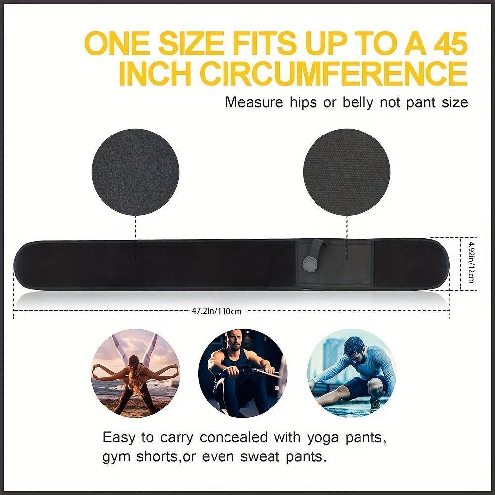 Tactical Concealed Carry Belly Band - Discreet Waist Holster for Personal Gear, Ambidextrous Quick-Draw Design, Breathable Fabric for Everyday Carry