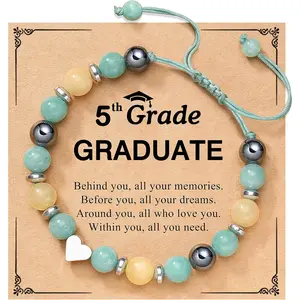 To My Daughter/Granddaughter/Niece Bracelet, Back to School Graduation Valentines Christmas Birthday Gifts for Girls.