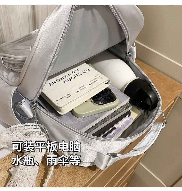 Y2K New Women Cute Ita Backpacks Lolita Girl Transparent Bag Fashion Shoulder Crossbody Bag Large Capacity DIY Display Knapsacks