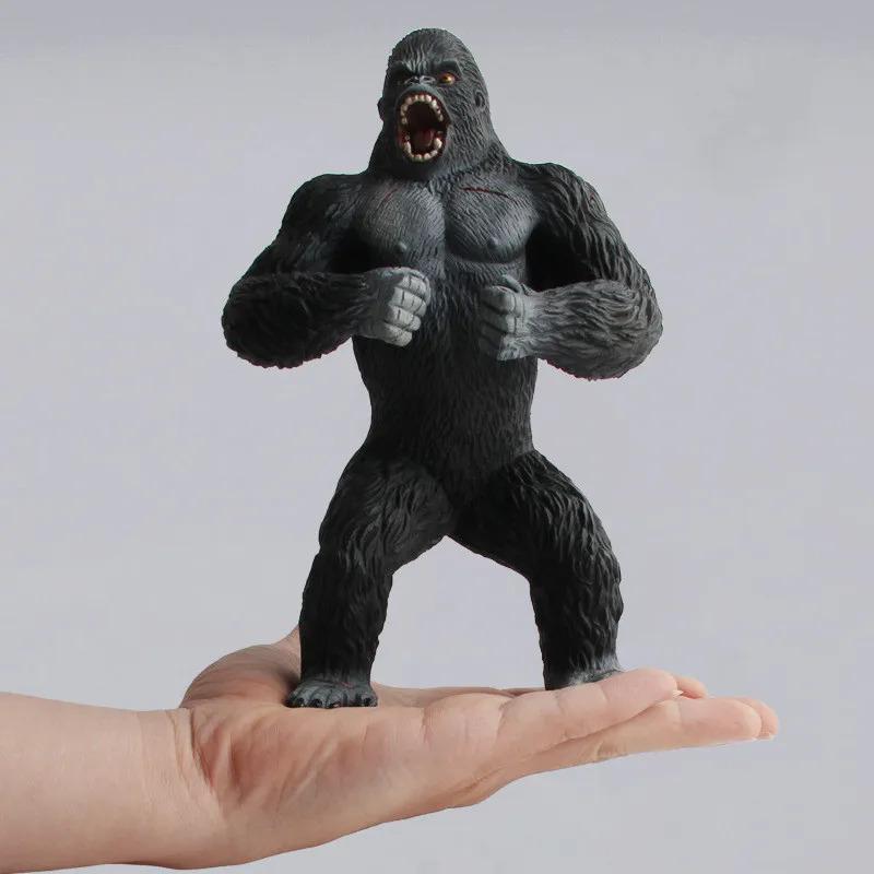 Simulation Dinosaur Toys Plastic Gorilla Toys Dinosaur Animals Model Brachiosaurus Plesiosaur Action Figures Kids Boy Gift