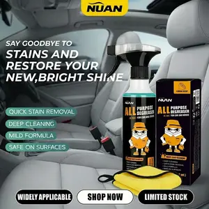 NUAN heavy duty degreaser all purpose degreaser for car and house all purpose cleaner all purpose degreaser Nuan Heavy Duty Degreaser Professional Powerful Degreaser, Ultimate Grease & Grime Removal, Perfect Home Cleaning Helper! LP518