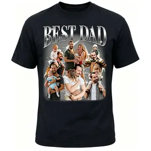 Custom Cotton Vintage Bootleg Rap T-Shirt with Personalized Face Print, 90s Retro Graphic Couple Short Sleeve Tops for Boyfriend and Girlfriend : Clothing, Shoes & Jewelry white tee