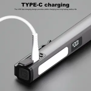 LED+SMD Medical Handy Pen Light with Pen Clip Work Inspection Flashlight 120LM Medical Pen Pupil Lamp 400mAh for Nursing Student