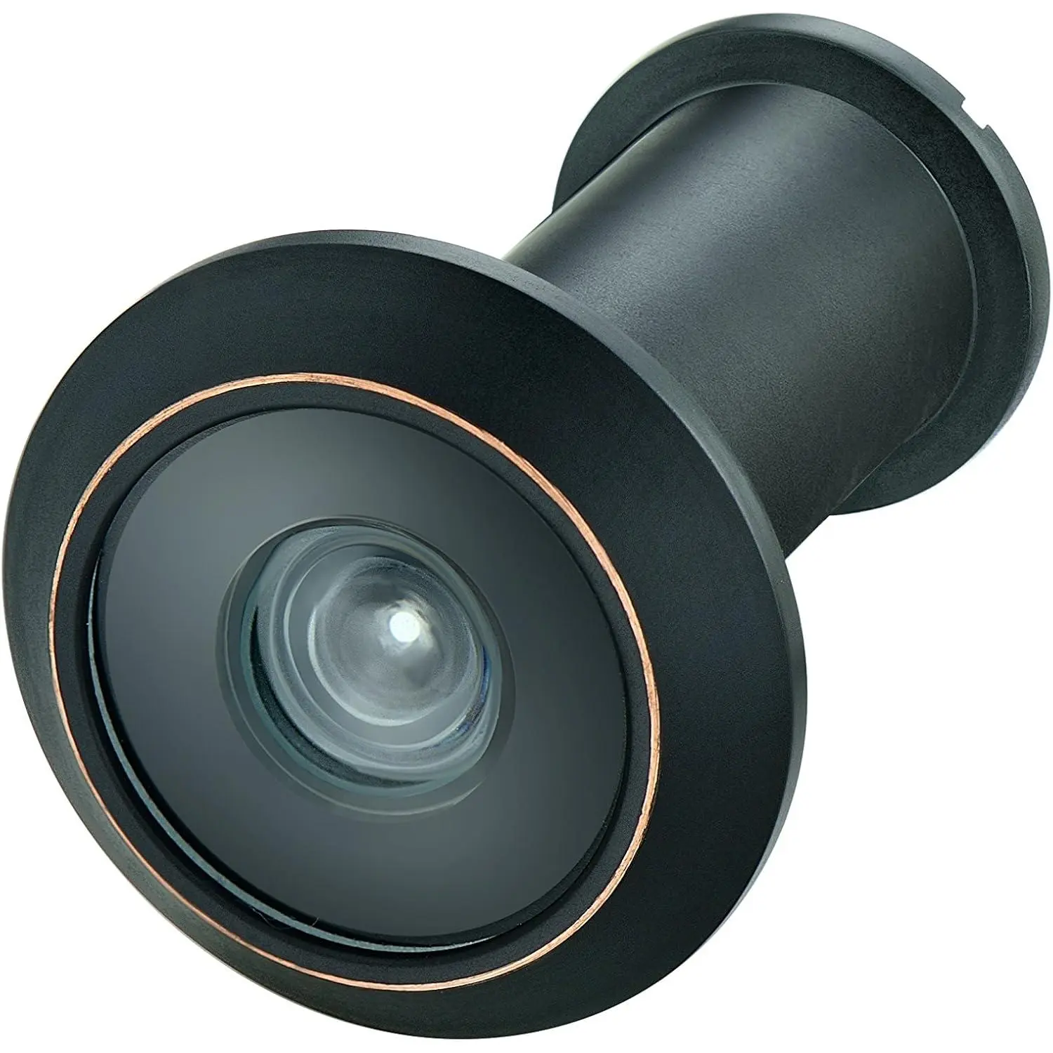TG3016NG-CBC UL Listed Solid Brass  Glass Lens 220- Door Viewer Peephole for /8" to 2-1/6" Doors, Classic Matte Black Finish
