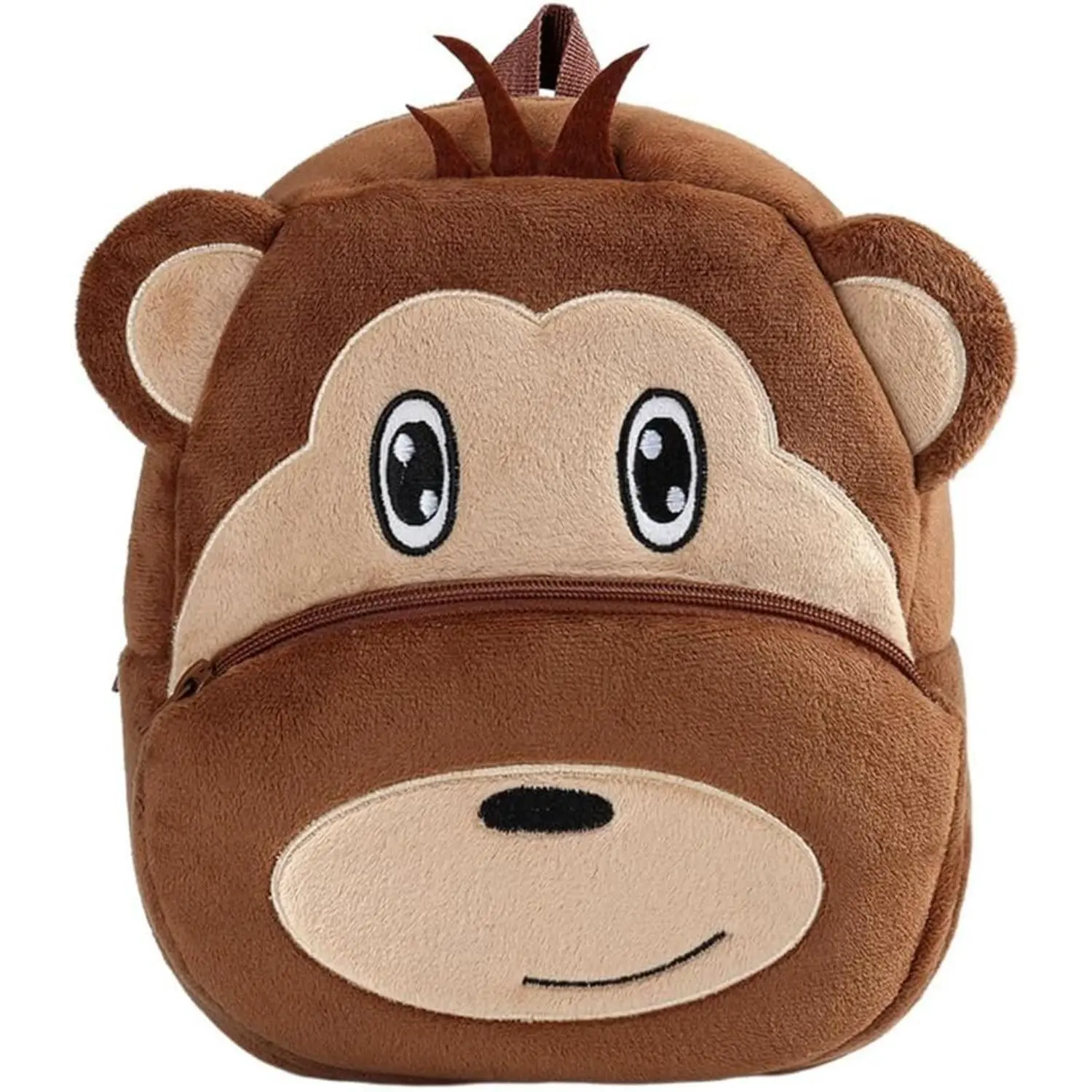 Toddler Cartoon Backpack,Kids Mini  Animal Plush School Bag Kindergarten Backpacks for Boys Girls 2-4 Years