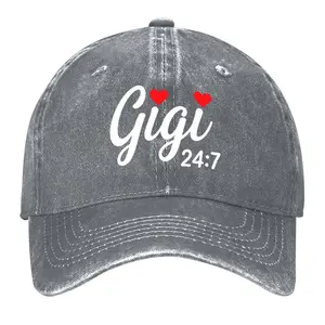 Funny Gigi Gifts for Grandma Mom Grandmother, Embroidery Adjustable Vintage Retirement Gigi Baseball Hats, Best Ever Nana Mimi Caps, Christmas Birthday Gifts for Women