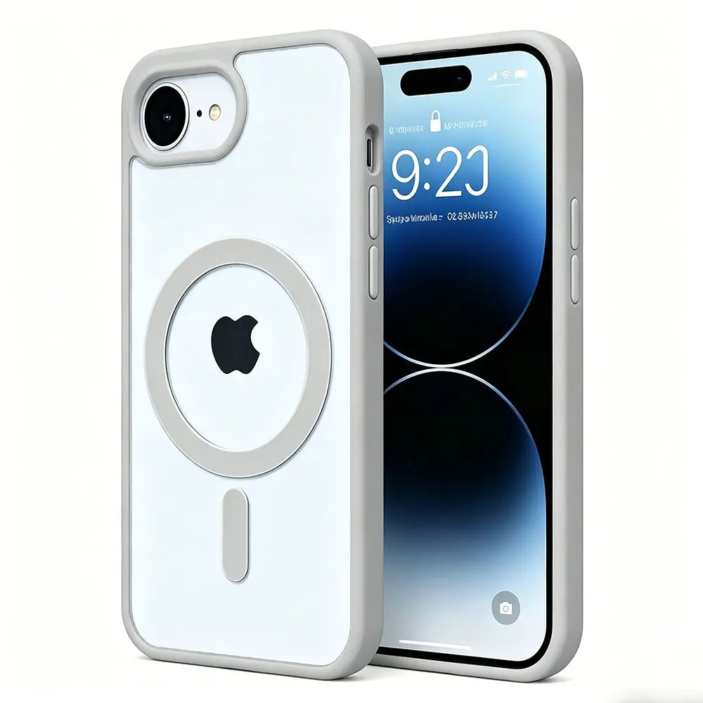luxury Magnetic for iPhone  7 8 SE2 SE3 7Plus 8Plus  Wireless Charging Protective Case Hard Acrylic Cover
