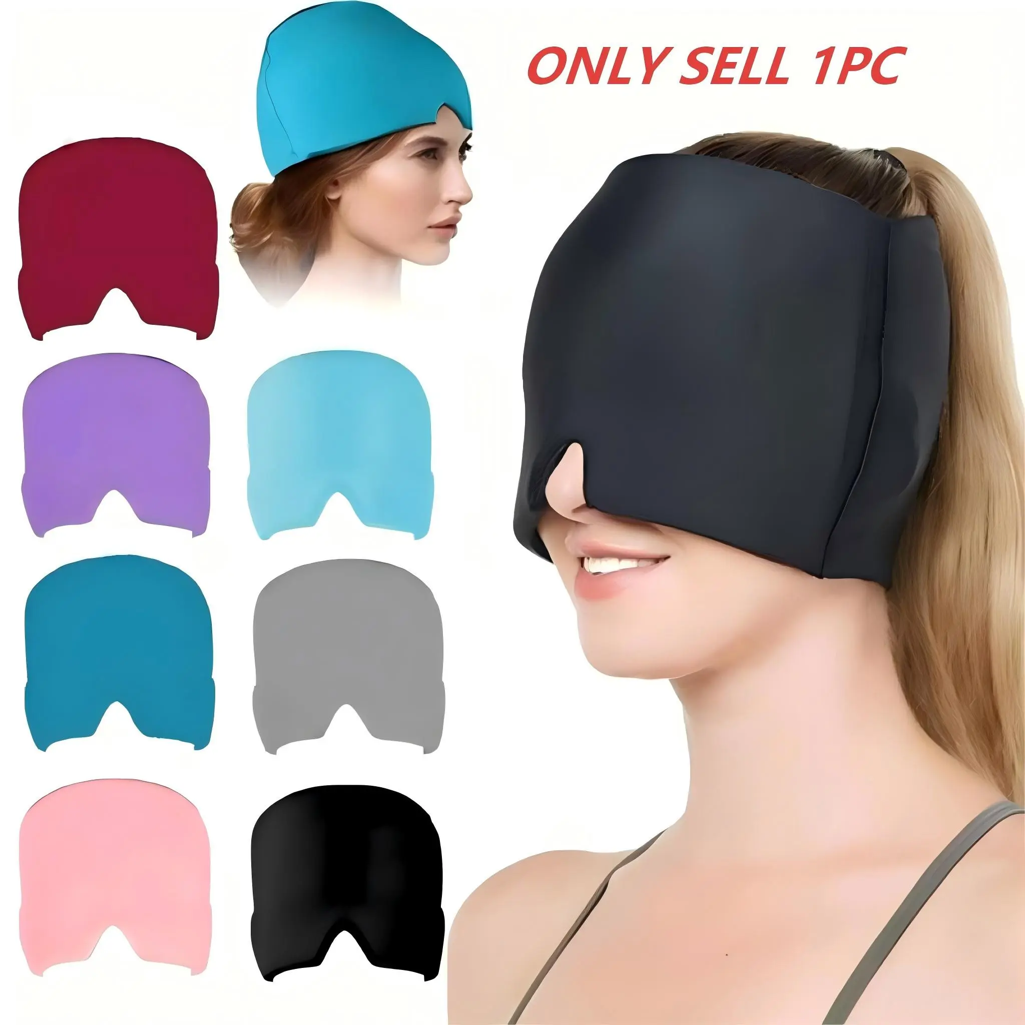 Cold Compress Gel Eye Mask, Blackout Sleeping  Mask, Eye Care Tool for Women & Men, Skincare Tools for Daily Use