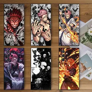 Anime Ryomen Sukuna Jujutsu Kaisen Customized Silicon Soft Back Phone Case for Samsung Galaxy S26, S25 Edge, S24 Ultra, S23 Plus, S22, S21 FE, A14, A15, A16, A35 (Black Cover)