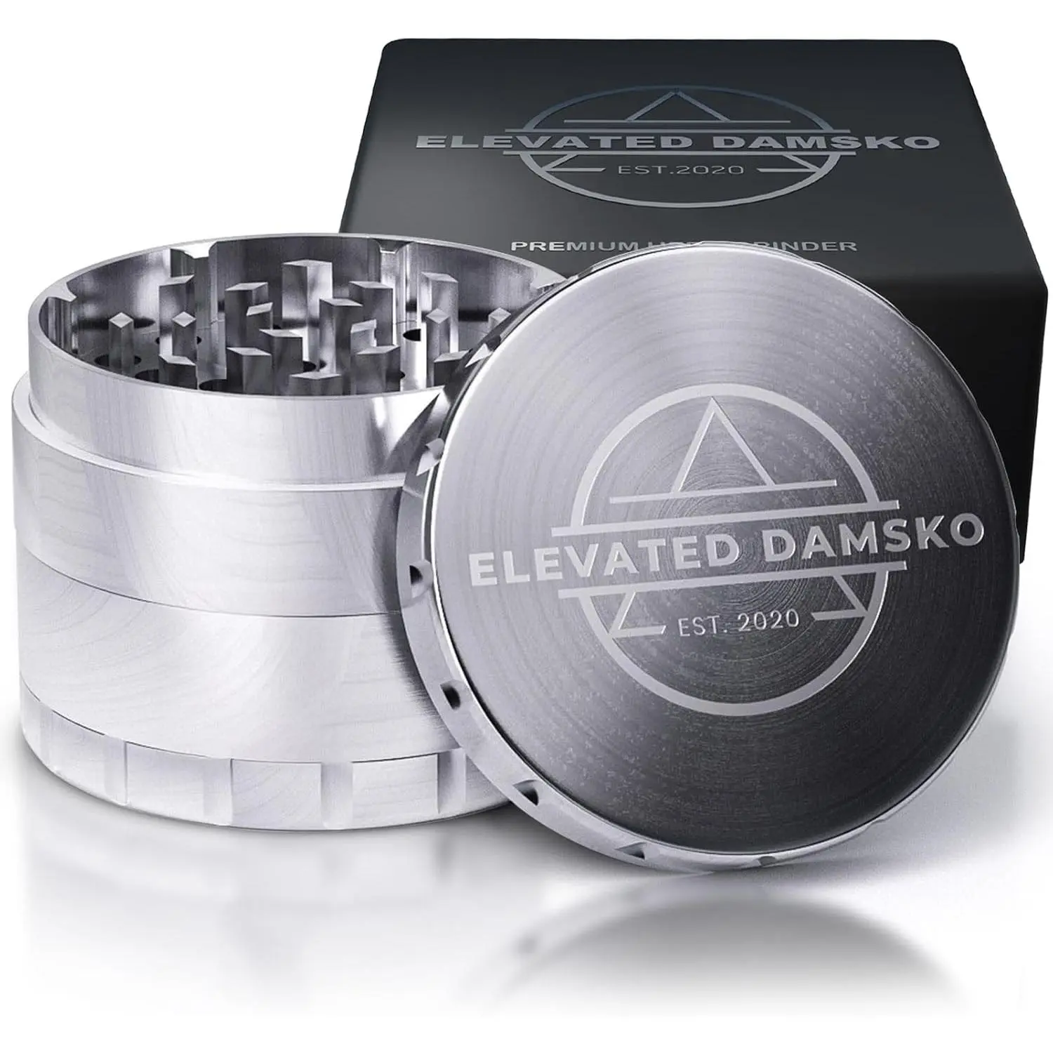 2.5-inch Premium Stainless Steel Culinary Herb & Spice Grinder Mill for Kitchen Use