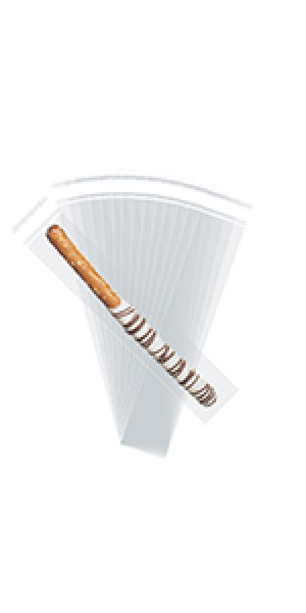Self Sealing Cellophane Bags,2x10 Inches 100 Pcs Clear Pretzel Rod Bags, Resealable Bag for Packaging ICY Candy Popsicle