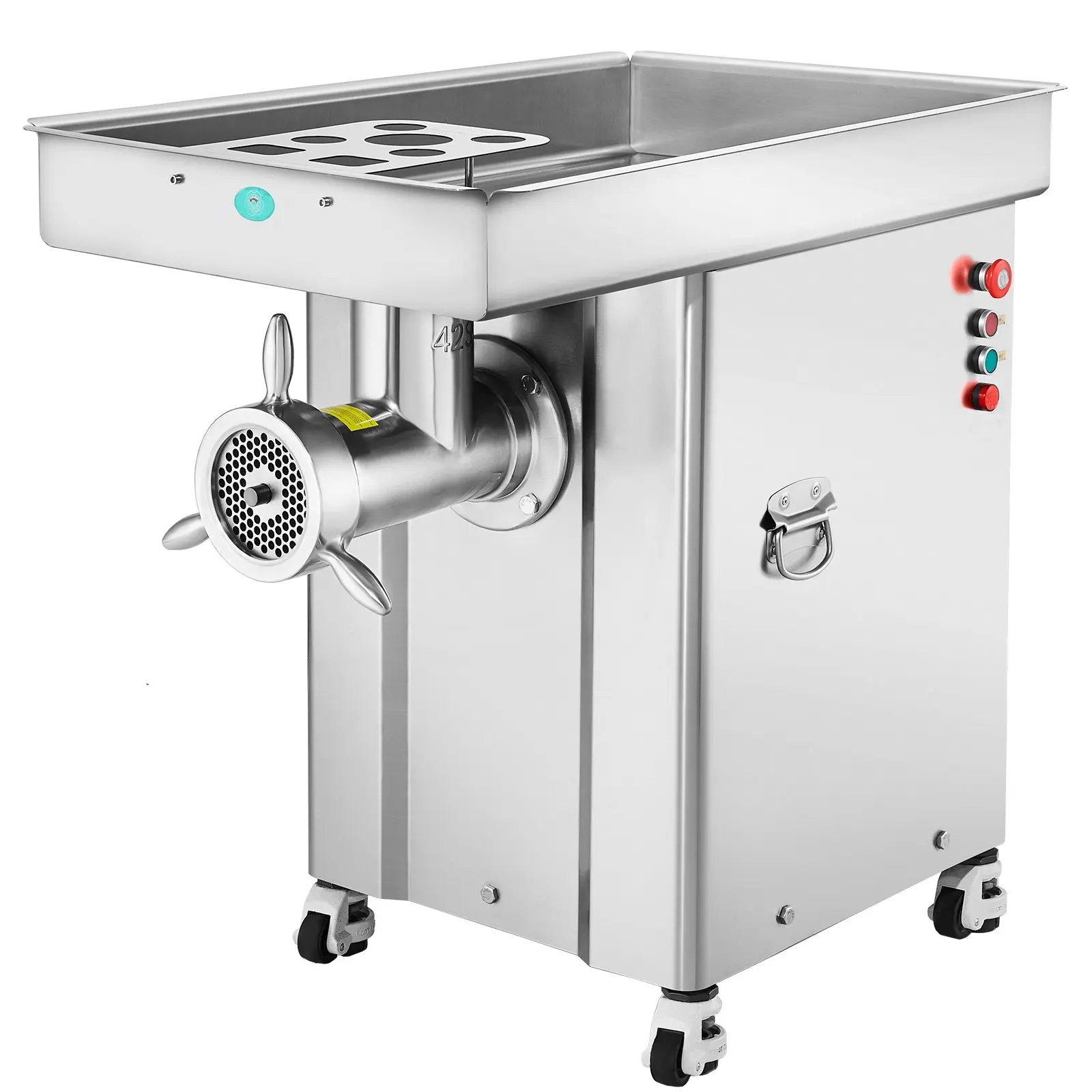 【DealsForYouDays】VEVOR Meat Grinder, 36.7 Lbs/Min Capacity Electric Meat Grinders w/ Blade, Grinding Plate, Sausage Maker, Stainless Steel Commercial Meat Mincer for Kitchen Restaurant Butcher Store