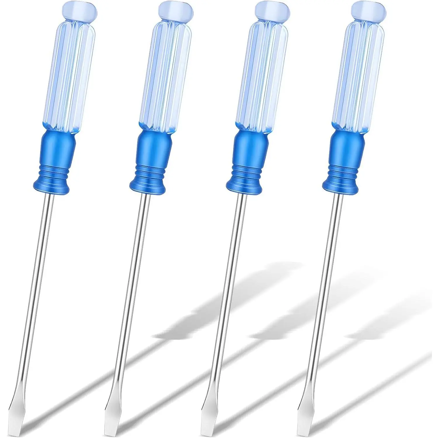 4 count Mini Flat  , 3.0mm Size 127mm Length Small Flathead Screwdrivers, Mini Flathead Screwdrivers for Glasses, Watch, Laptop, Small Appliances Repair