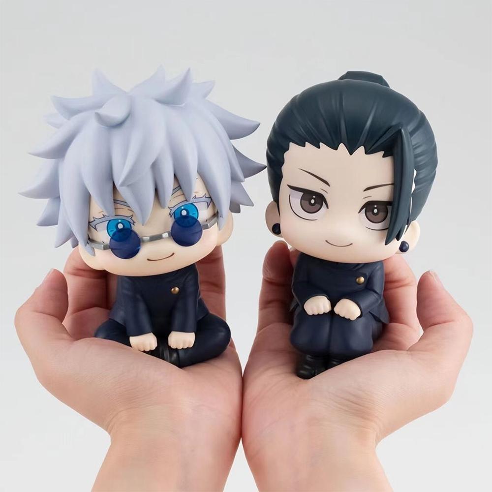 Hot Sells JJK series Anime Figure mini Gojo doll Geto Suguru Look up Action Figure Anime Plush PVC Collector Toy Model Gift