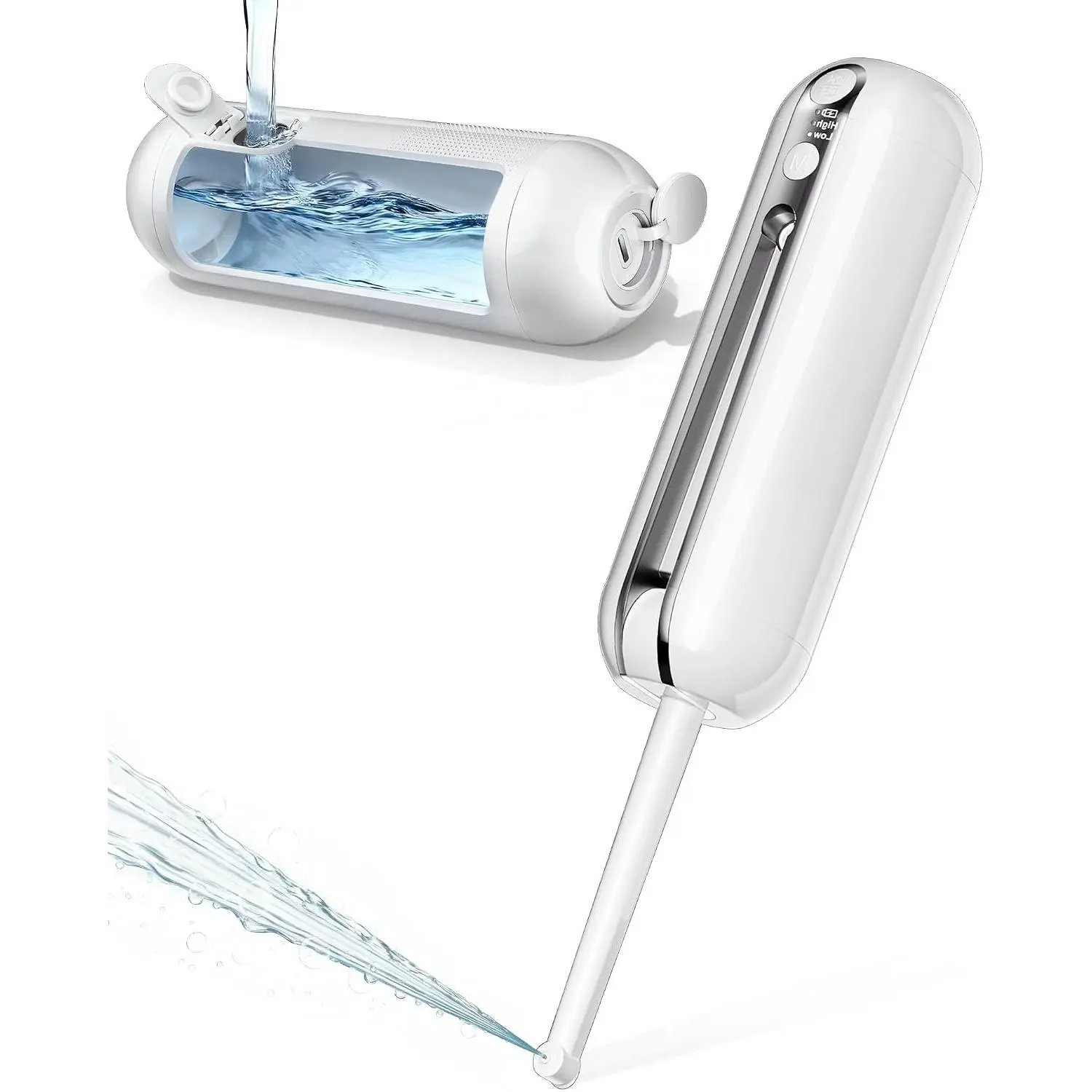 Electric Portable Bidet for Travel, Rechargeable USB-C Handheld Peri Bottle | High  Sprayer, Camping 6.8oz Foldable Water Storage, 2000mAh  Long Life, Personal Care for Men & Women