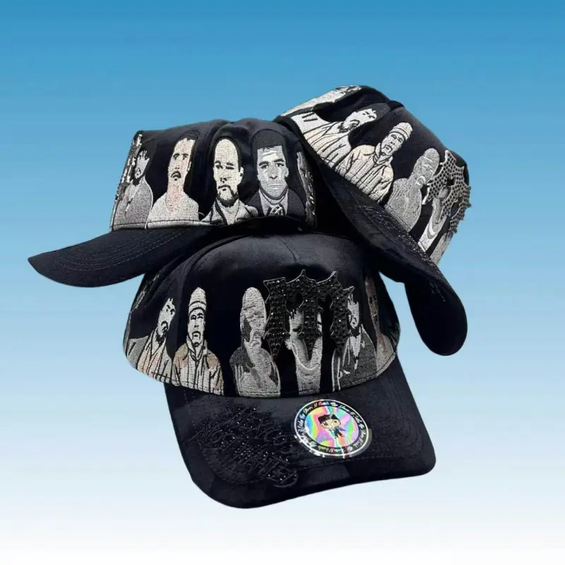 Crushed Velvet Baseball Cap with Rhinestone Cartoon Ghost - Limited Edition Casual Streetwear Snapback for Men and Women, All Seasons, Unisex, Collectors, Hats, Adjustable, Female, Fashionable Hats, Velvet Fabric, Ghost Patch
