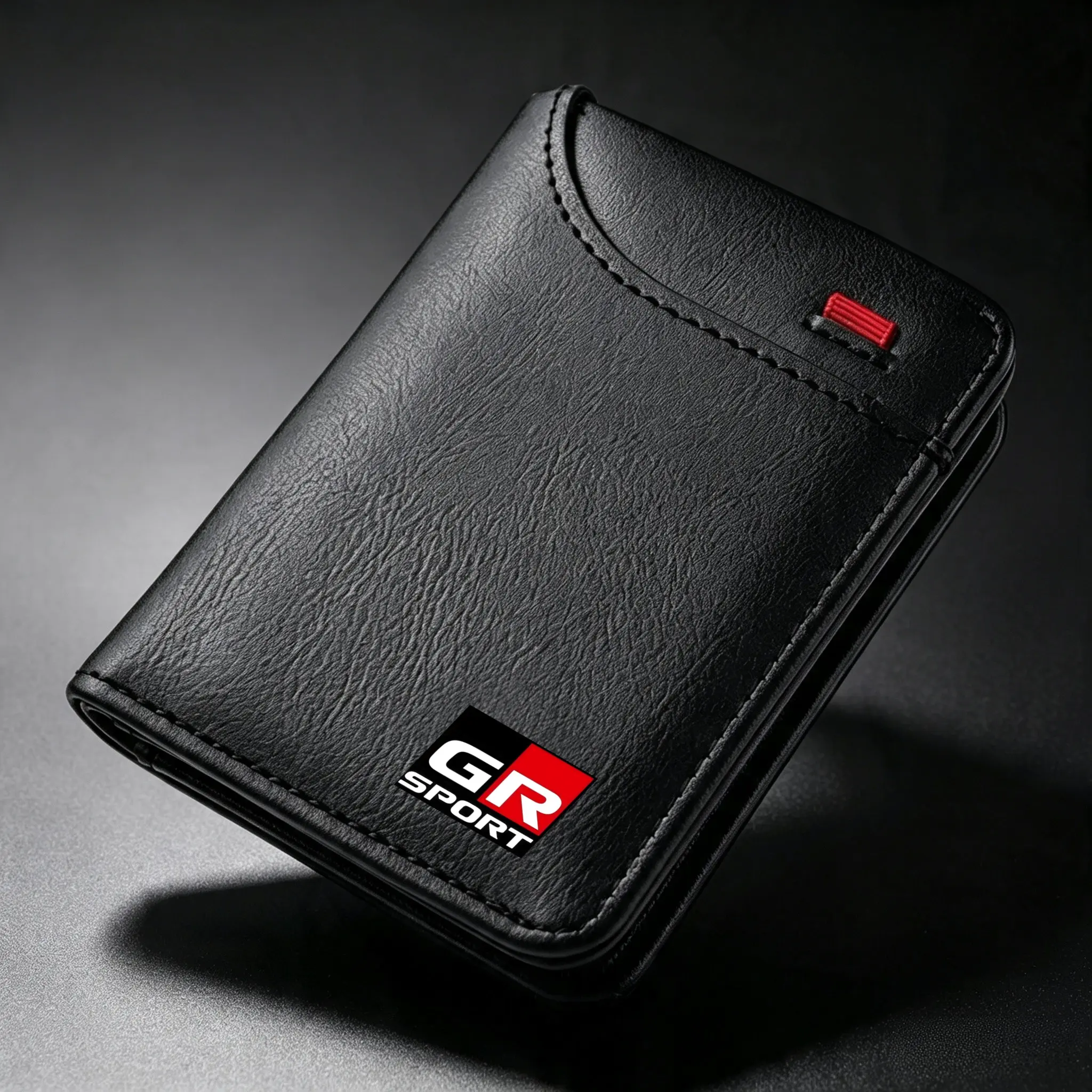 PU Leather Car Driving Document Bag, ID Passport Card Wallet, Passport Holder, Large Capacity Pouch, Compatible with Toyota Models, Durable Design